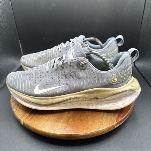 Nike Reactx Infinity Run 4 TB Men’s Size 13 Running Shoes Grey Gold FJ1221-007 - Picture 1 of 8